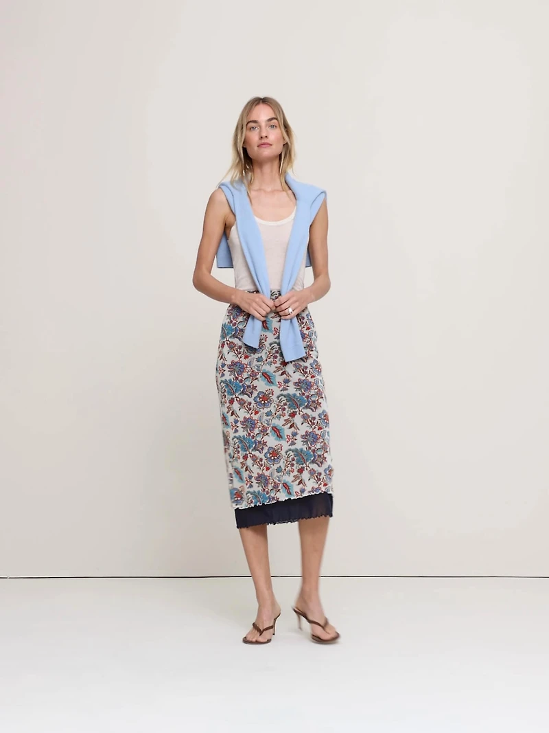 Mesh Midi Skirt