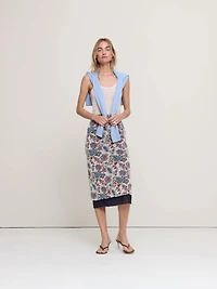 Mesh Midi Skirt