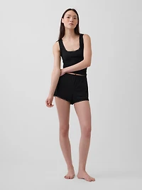 Softest Modal Lace-Trim PJ Shorts