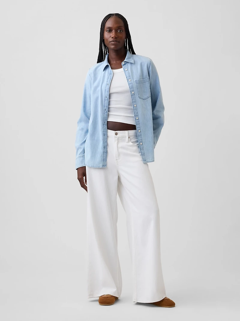 Organic Cotton Denim Classic Shirt