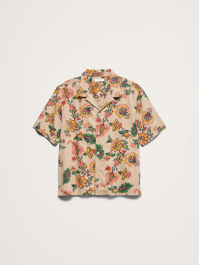 Relaxed-Fit Cotton Poplin Resort Shirt