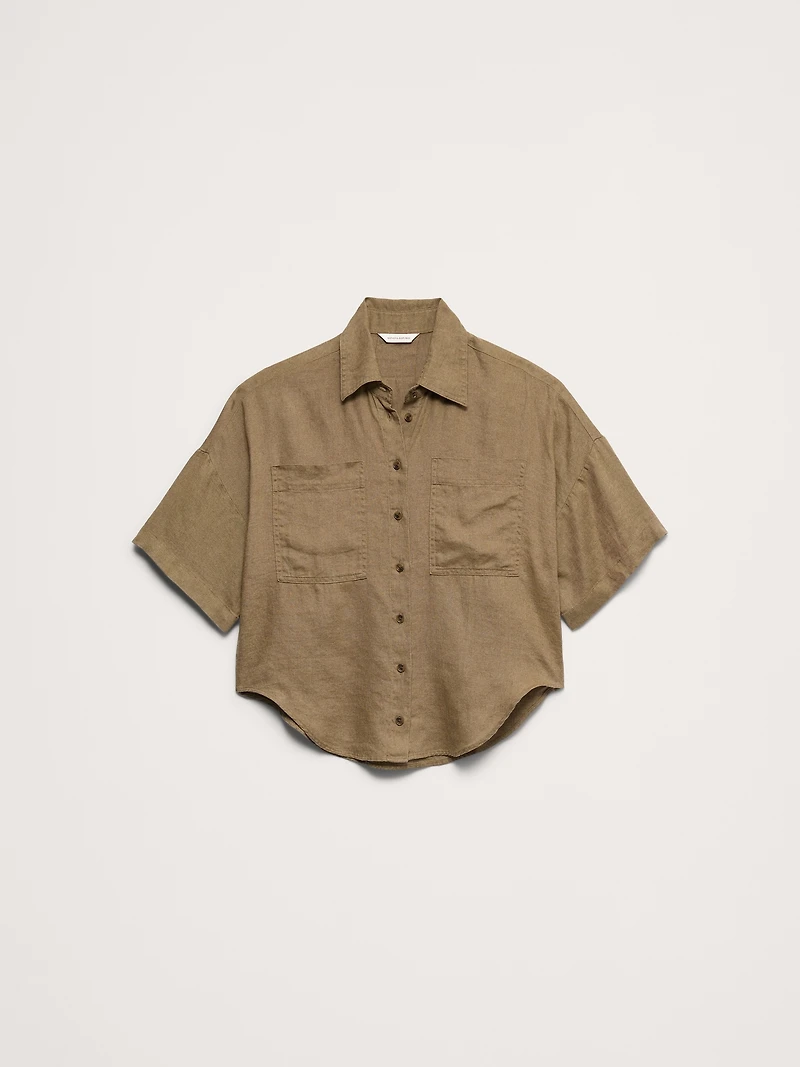 Linen Short-Sleeve Shirt
