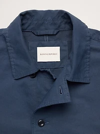 Italian Linen-Cotton Shirt Jacket