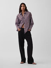 Organic Cotton Poplin Big Shirt