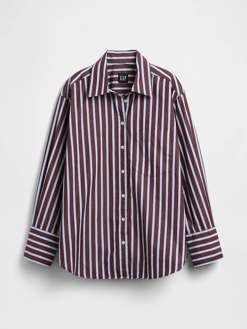 Organic Cotton Poplin Big Shirt