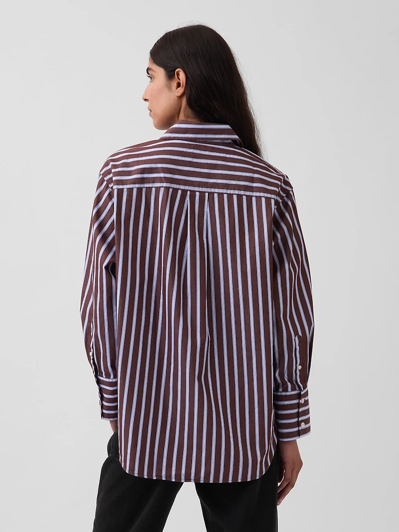 Organic Cotton Poplin Big Shirt