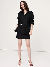 Linen Mini Skort