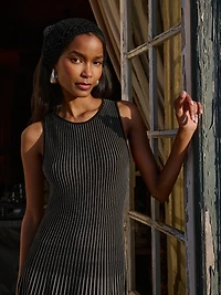 Sculpted Eyelet Maxi Dress