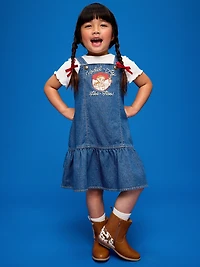 Old Navy x Pixar Toy Story Western Denim Dress for Toddler Girls