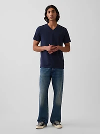 Cotton Jersey V-Neck T-Shirt