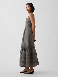 Eyelet Tiered Maxi Dress