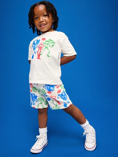 Ensemble short et t-shirt surdiMen'sionné à imprimé Histoire de jouets Old Navy x Pixar pour tout-petit