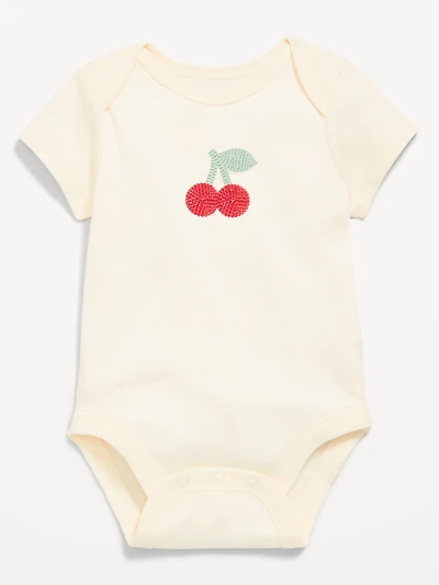 Short-Sleeve Graphic Bodysuit for Baby