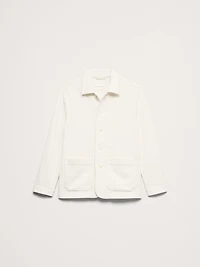 Basketweave Shirt Jacket