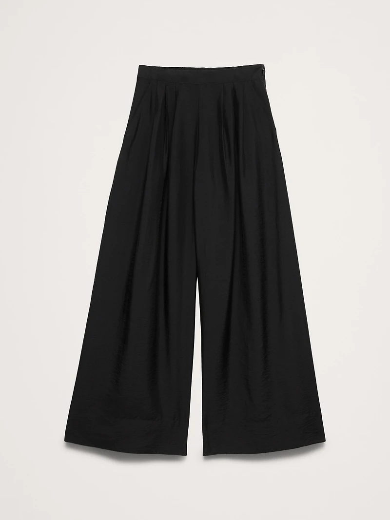 High-Rise Wide-Leg TENCEL™-Nylon Palazzo Pant