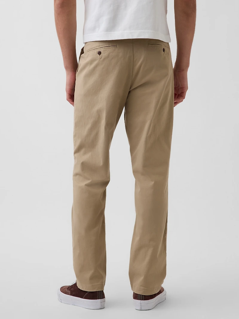 Modern Straight Khakis