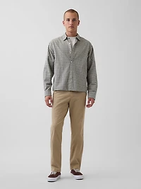 Modern Straight Khakis