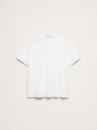 Silky Cotton Ringer T-Shirt