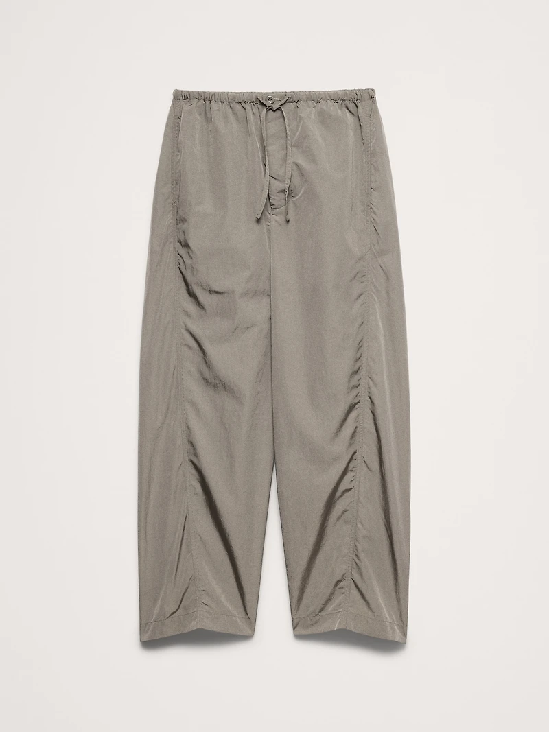 Loose Nylon Drawstring Pant
