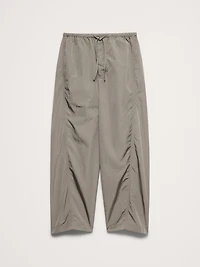 Loose Nylon Drawstring Pant