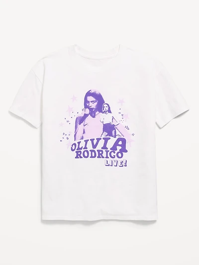 Olivia Rodrigo™ Oversized Graphic T-Shirt for Girls