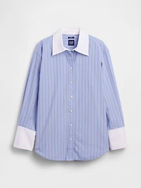 Organic Cotton Poplin Big Shirt