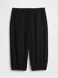 Cotton Gauze Easy Culotte Pants
