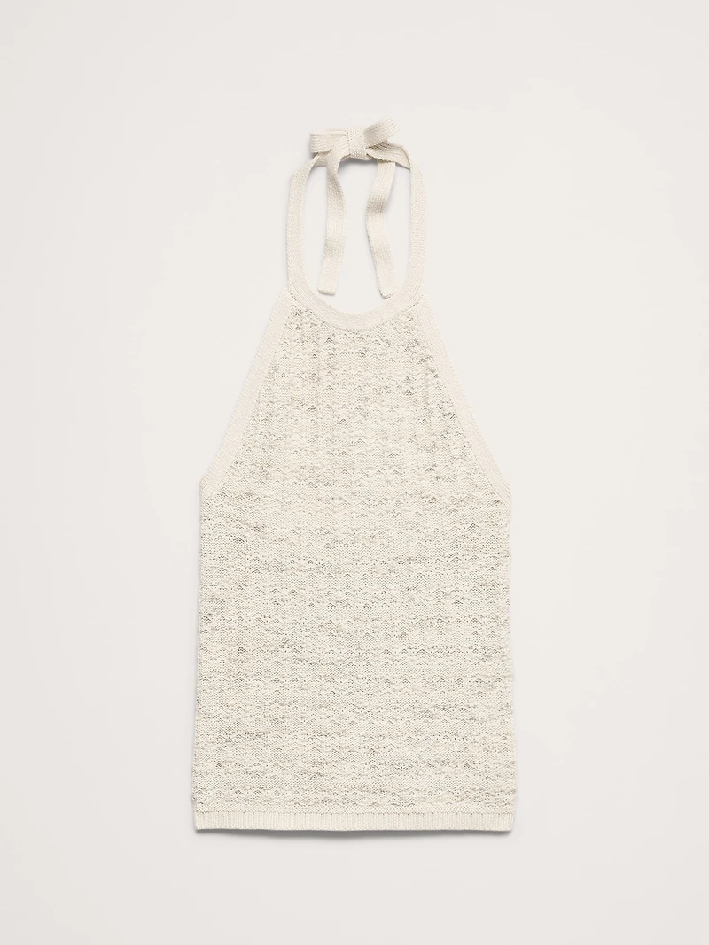 Tie-Neck Halter Tank