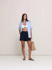 3.5" Linen Pull-On Sailor Short