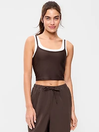 PowerSoft Layered Longline Bra
