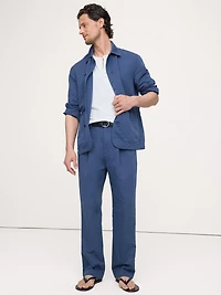 Archive Reissue Pleated Italian Linen-Cotton Pant
