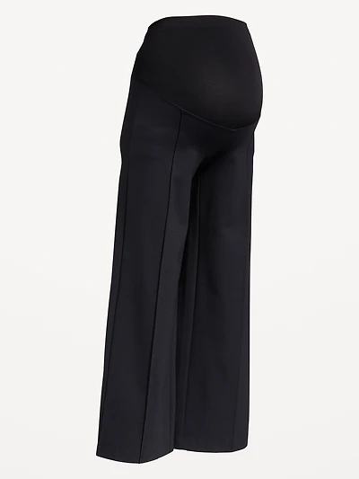 Pantalon Stevie à jambe large panneau couvrant de maternité