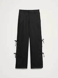 The Everyday Wide-Leg Side-Tie Pant Linen