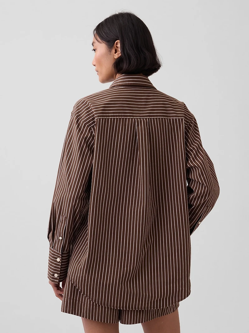 Organic Cotton Poplin Big Shirt
