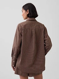 Organic Cotton Poplin Big Shirt