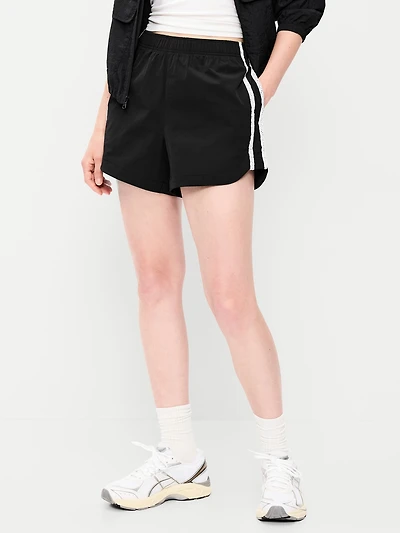 High-Waisted TrekTech Run Shorts