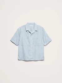 Relaxed-Fit Seersucker Resort Shirt
