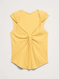 Cotton-Silk Twisted Tank