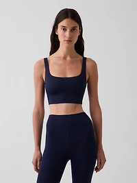 GapFit Smooth Square-Neck Sports Bra
