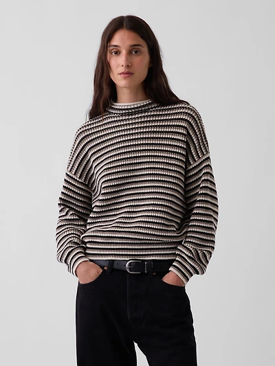 100% Cotton Oversized Rollneck Sweater