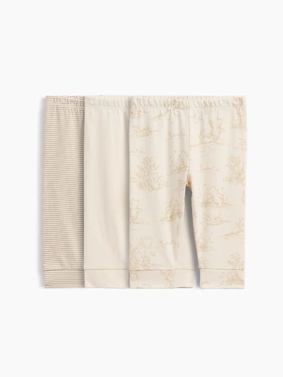 Pantalon Premiers essentiels à taille extensible en coton biologique pour Béb
