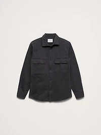 Cotton Twill Shirt Jacket