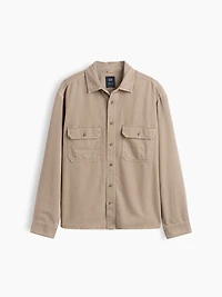 UltraSoft Denim Relaxed Utility Shirt