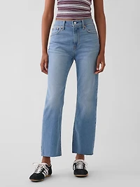 High Rise ’90s Slim Straight Crop Jeans