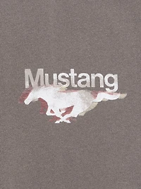 Ford Mustang Heavyweight Crop Graphic T-Shirt