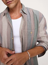 Relaxed-Fit Washed Cotton Poplin Shirt