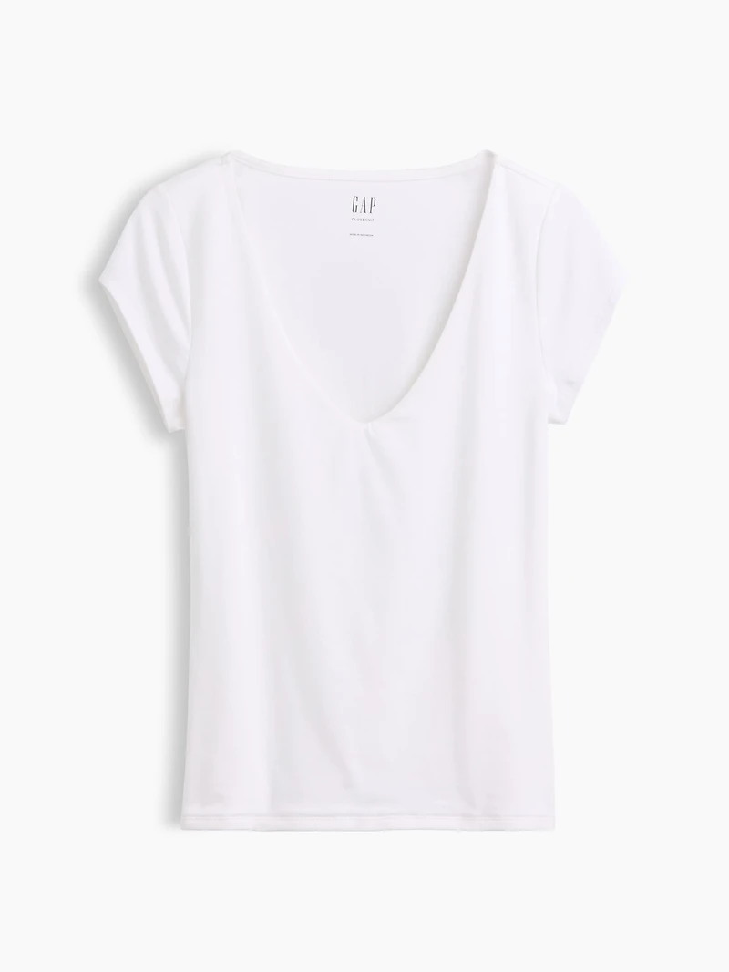 CloseKnit Jersey V-Neck T-Shirt