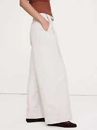 High-Rise Wide-Leg Utility Pant
