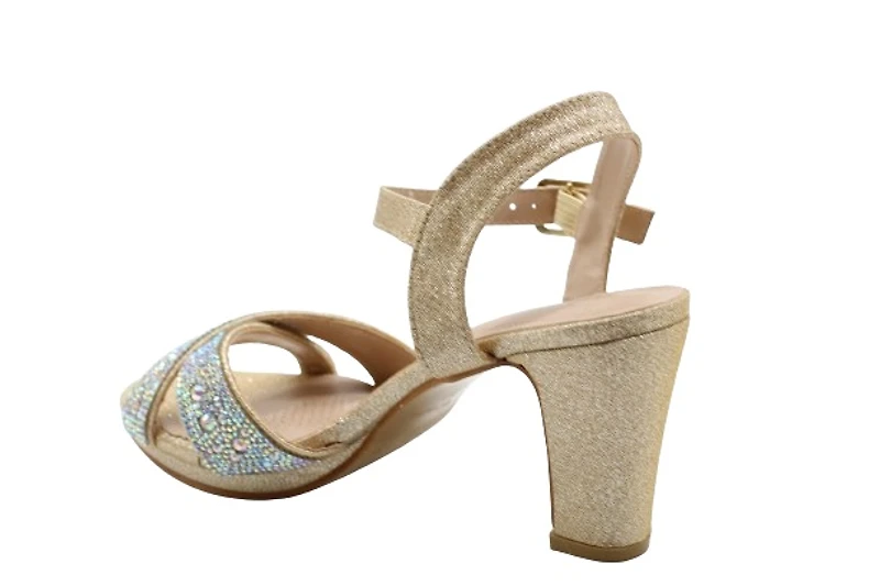 1737 CHAMPAGNE EMBELISHED RHINESTONE