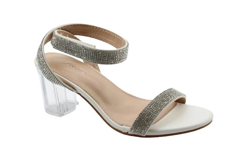 1739 BLANC VERNIS TALON TRANSPARENT